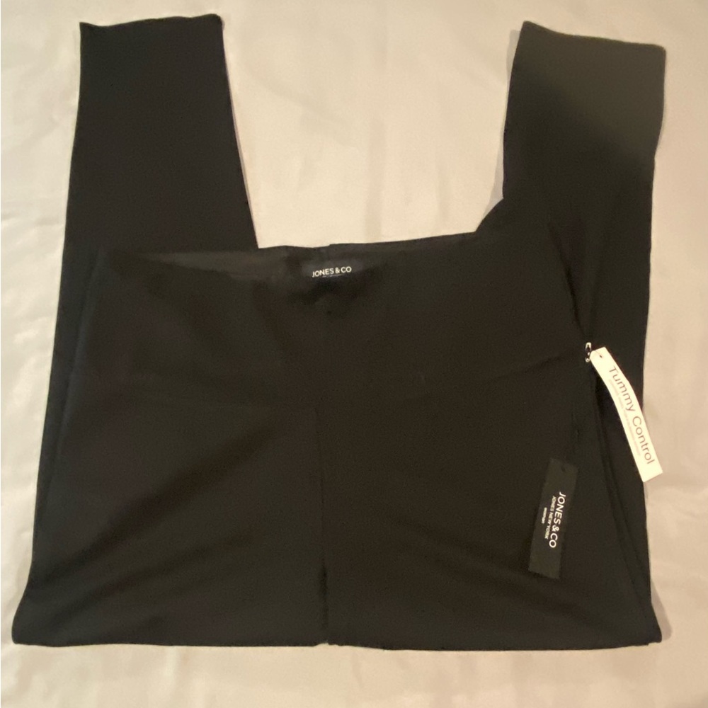 NWT Jones & Co black pull-on pants, size 1X